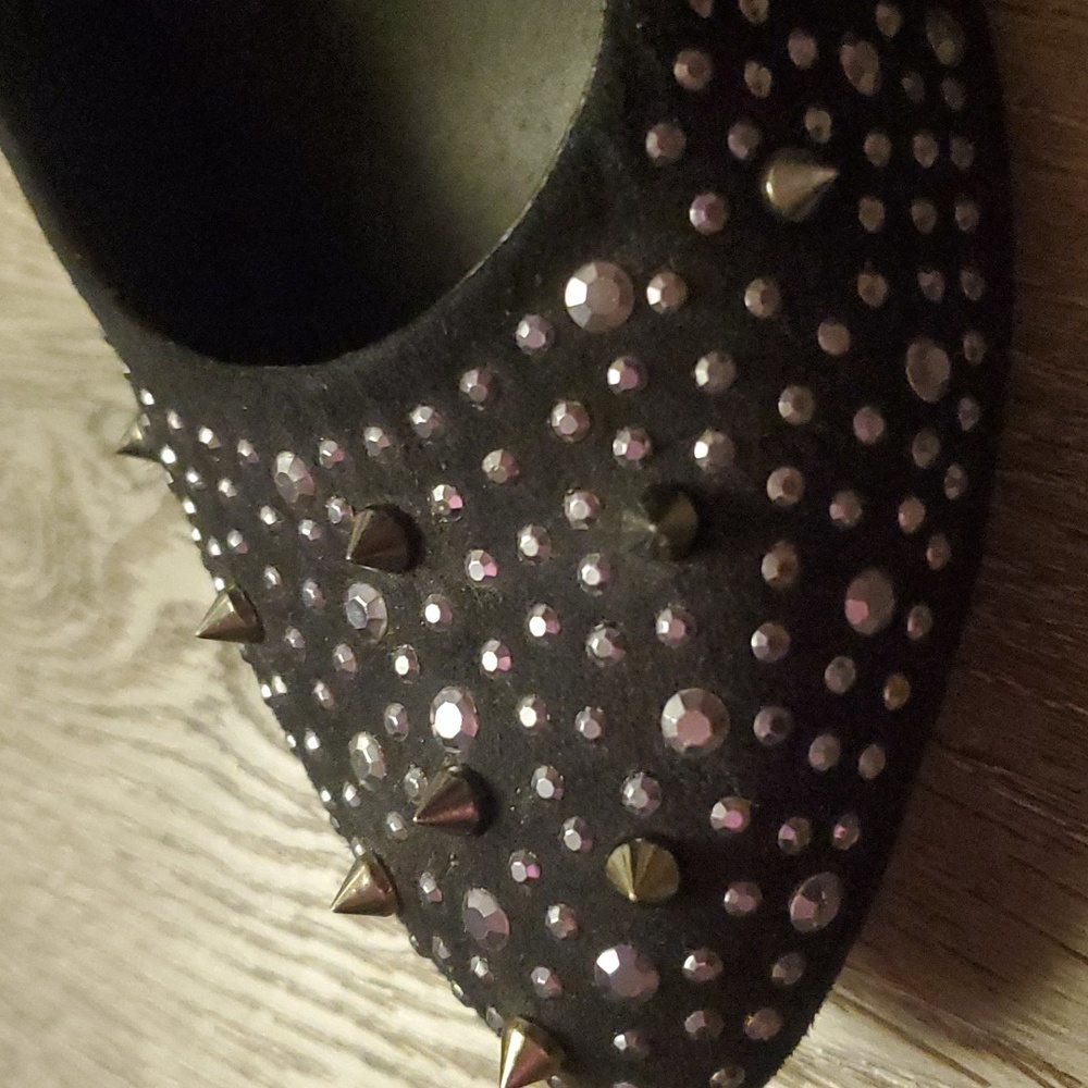 Rock & Republic Black Studded High Heels Size 7